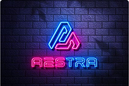 PSD neon light effects logo mockup