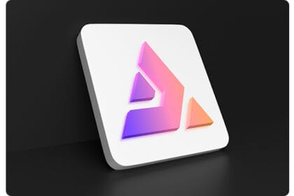 Perspective 3D Logo Icon App Mockup Free