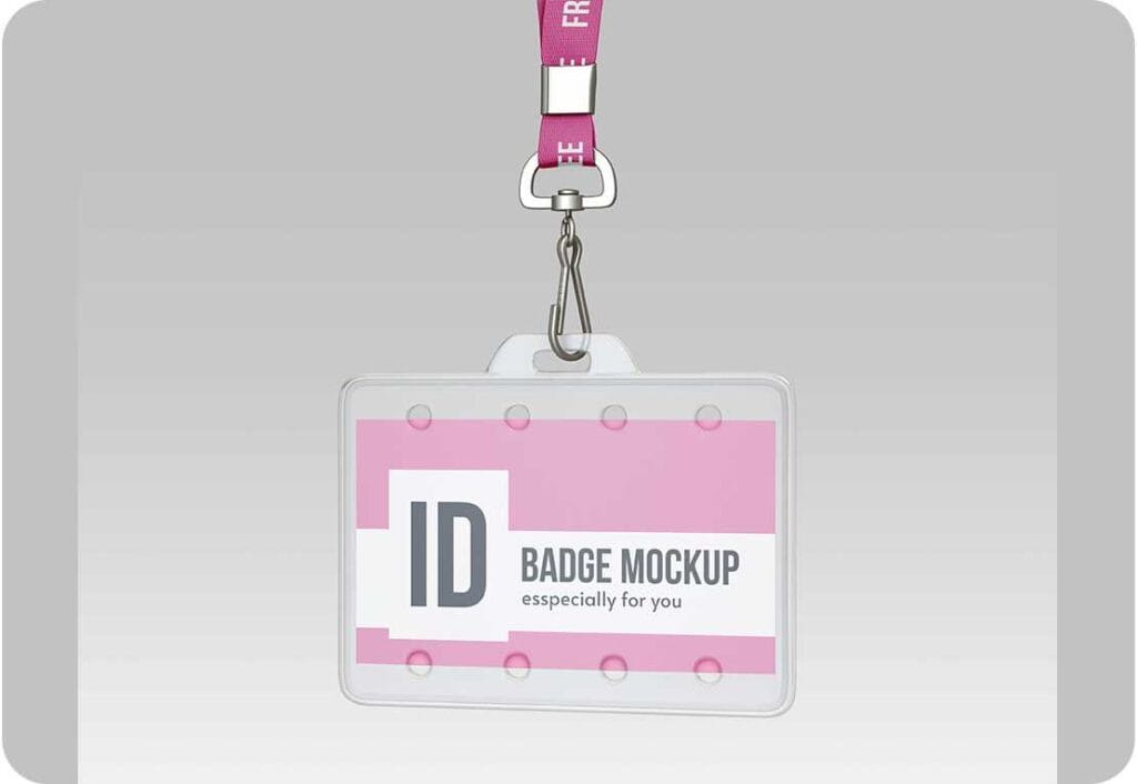 Professional ID Badge Mockup PSD (01) by dgmockup