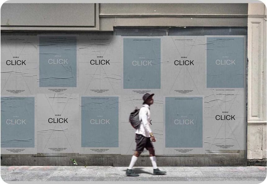 Wall Poster Mockup by dgmockup
