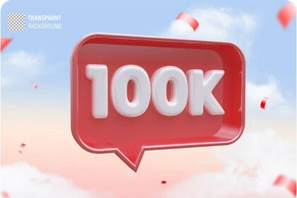 Celebrate 10K Followers with Sky Background 148392439