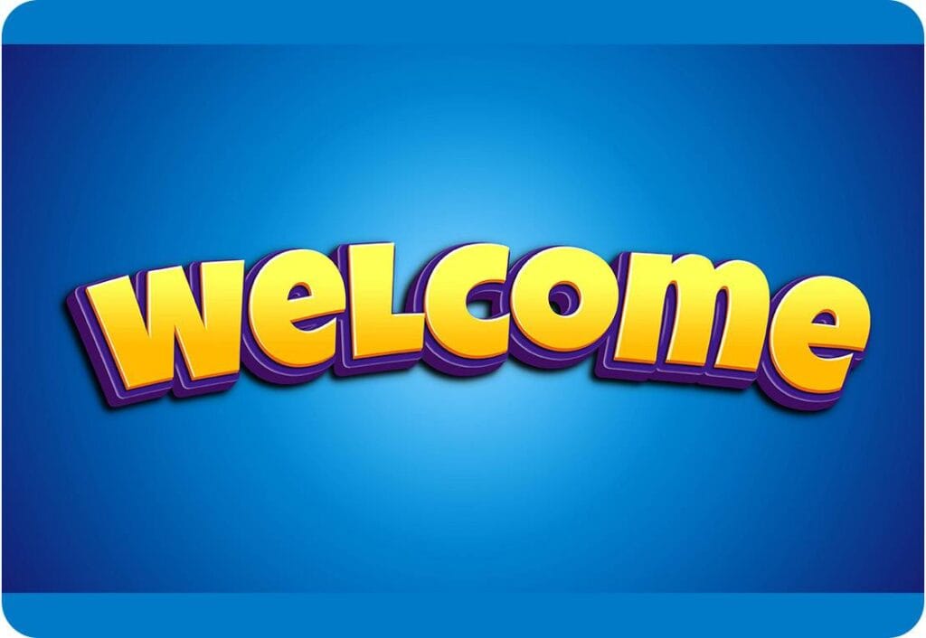 Editable 3D Style Welcome Text PSD 29469967