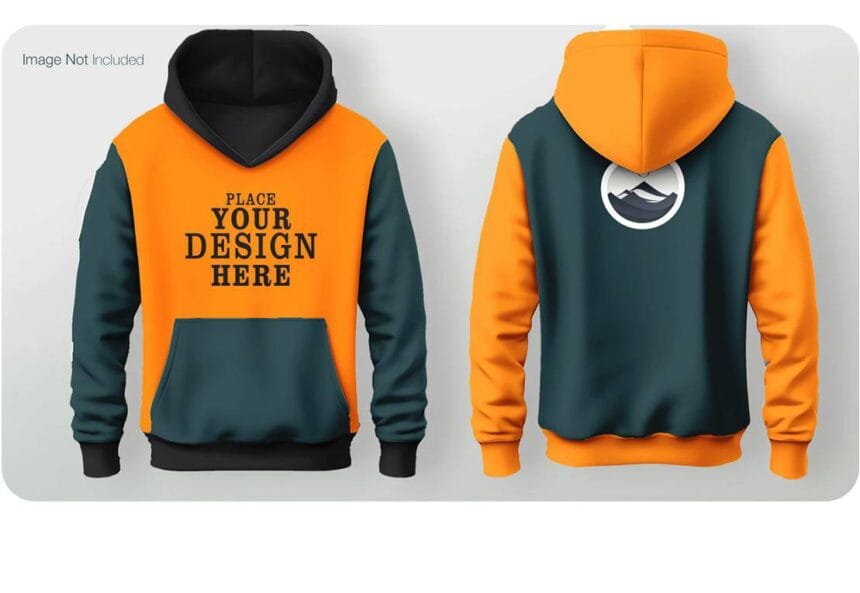Editable Realistic Hoodie Mockup PSD Design 50392739