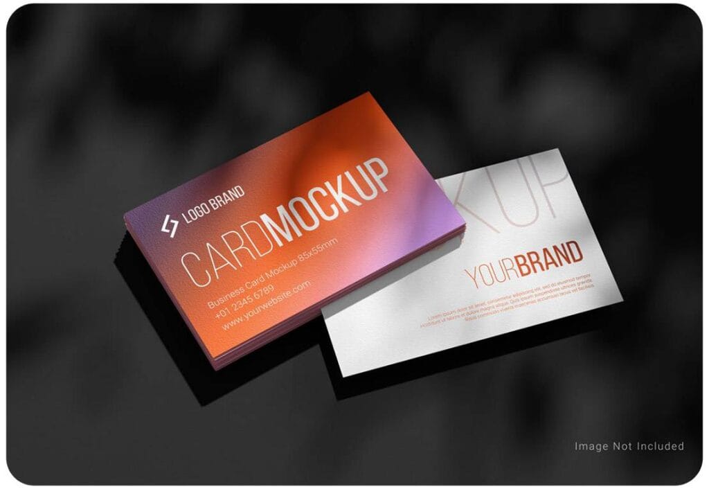 Elegant Business Card Mockup PSD 28495645
