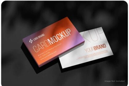 Elegant Business Card Mockup PSD 28495645