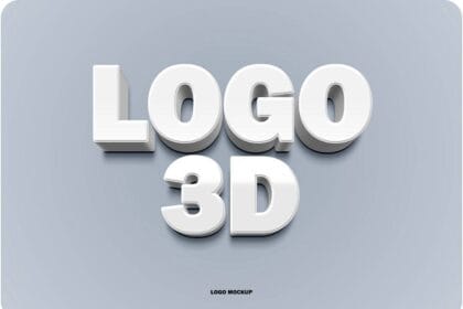 Free PSD 3D Logo Effect for Photoshop 143996274
