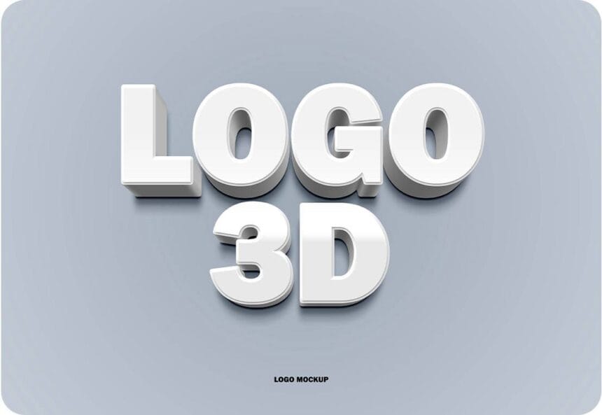 Free PSD 3D Logo Effect for Photoshop 143996274