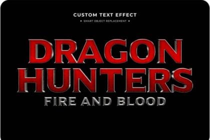 Free PSD Action Movie and Video Game 3D Text Style Effect 35292655