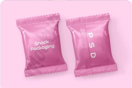 Free PSD Chocolate Candy Mockup 24294797