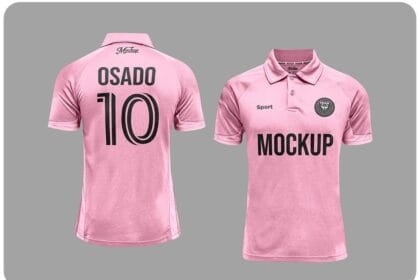 Free PSD Soccer Jersey Mockup 69788992
