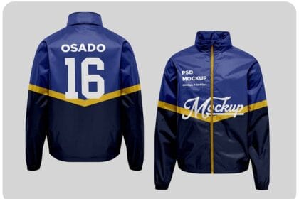 Free PSD Sport Jacket Mockup 45256642