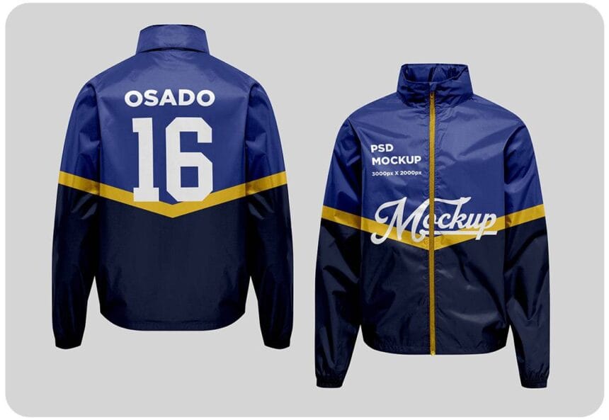 Free PSD Sport Jacket Mockup 45256642