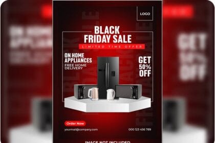 PSD Black Friday Sale Offer Poster Design 33104849
