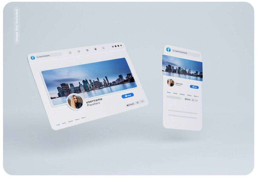 PSD Facebook Cover Page Mockups 26912514 By dgmockup