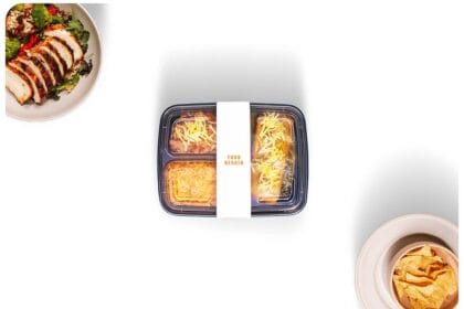PSD Food Container Box Mockup 128533347