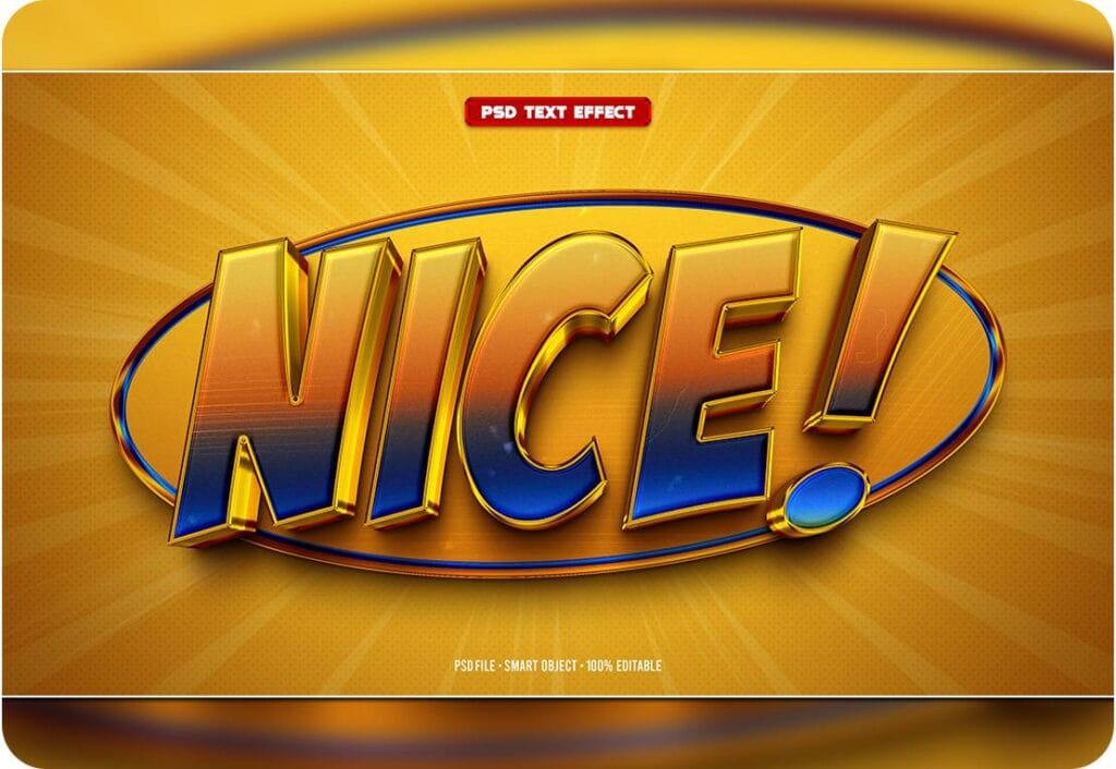 PSD Nice 3D Editable Text Effect 152135955