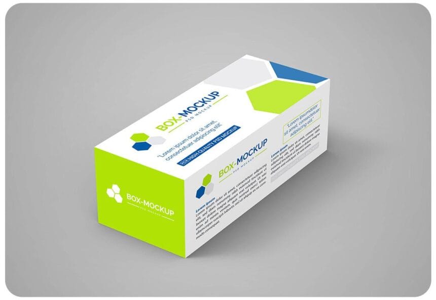 PSD Rectangle Box Mockup 21387882