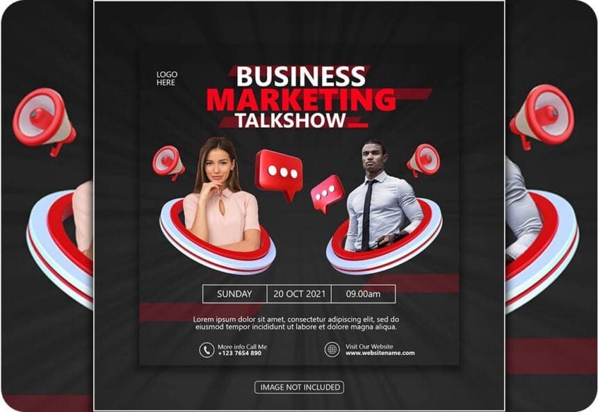 Premium PSD Business Marketing Social Media Banner Template 18439257