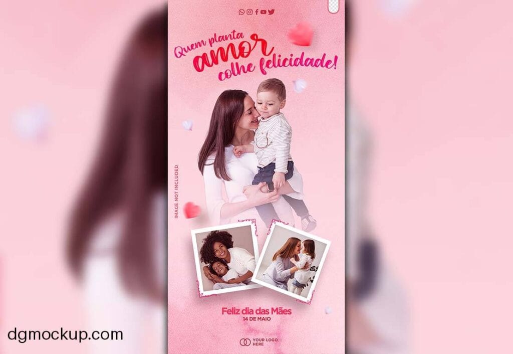 Mother's Day Celebration Social Media PSD Template 40795066