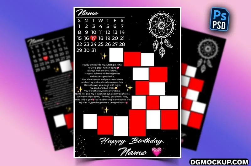 Collage Frame Psd Files Free Download Preview