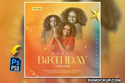 Birthday Flyer Design PSD Template Free Preview
