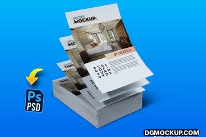 Creative Concept Decks of Flyer PSD Mockup Free Preview