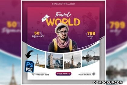 Holiday Package Social Media Post Template for Travel Agency Preview