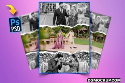 Instagram Photo Collage Frame Template Preview