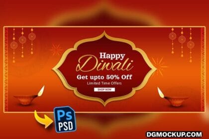Sale Offer Diwali Festival Facebook Cover Design PSD Preview