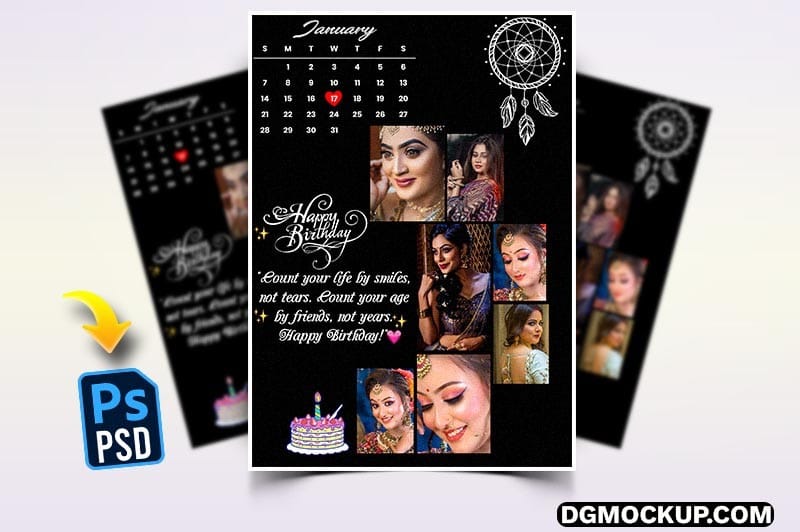 Wedding Anniversary Customized Collage Photo Frame Free PSD Preview