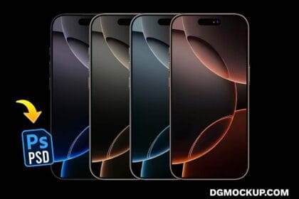 iPhone 16 Pro Titanium Mockup Preview