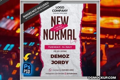 DJ Flyer Party Club PSD Template Preview