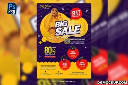 Free Season Special Sale Flyer PSD Template Preview