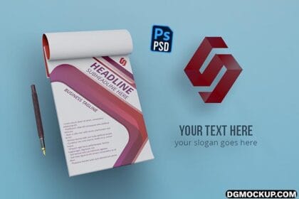 Modern Letter Pad Design Template Mockup Psd Free Preview