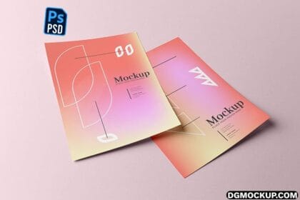 Poster and Flyer Mockup Design PSD Free Preview