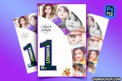 Baby’s 1st Birthday Customized Collage Photo Frame perview