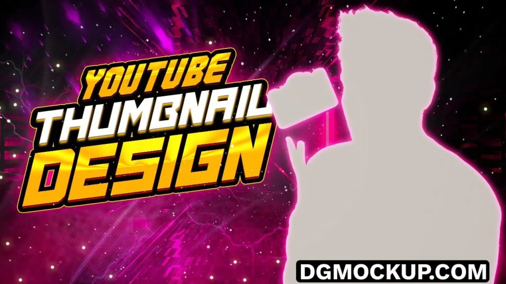 DGMOCKUP Premium YouTube Thumbnail and Web Banner Free PSD Template Demo