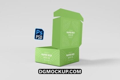 Disposable Paper Box Packaging Mockup Design Preview