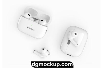AirPods Pro Free PSD Mockup Set Preview