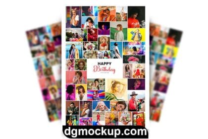 Birthday Collage Memorial Storyboard Free PSD Template Preview