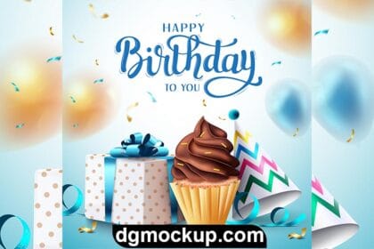 Birthday Surprise Vector Concept Design - Free Template Preview