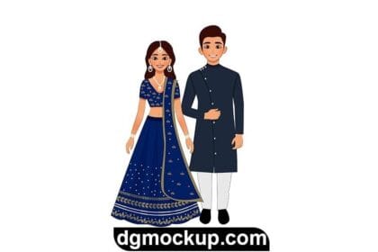 Bride and Groom Free PSD for Wedding Invitation Preview