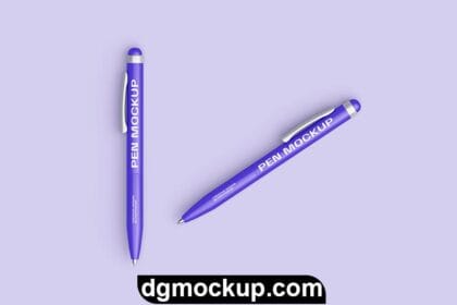 Free PSD Pen Mockup for Download Preview