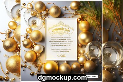 Social Media Template Feed Year-End Announcement Free PSD Preview