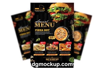 Special Restaurant Menu Flyer Template Design Free Templates PSD Preview
