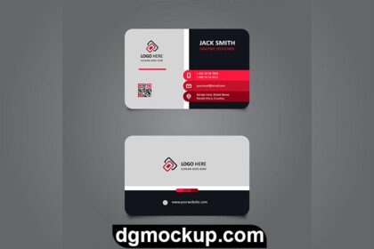 Stylish Elegant Business Card Free Vector Preview