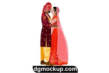 Wedding Couple Indian Traditional Free Vector Preview