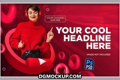 YouTube Thumbnail for Live Workshop Promotion Template Free PSD Preview