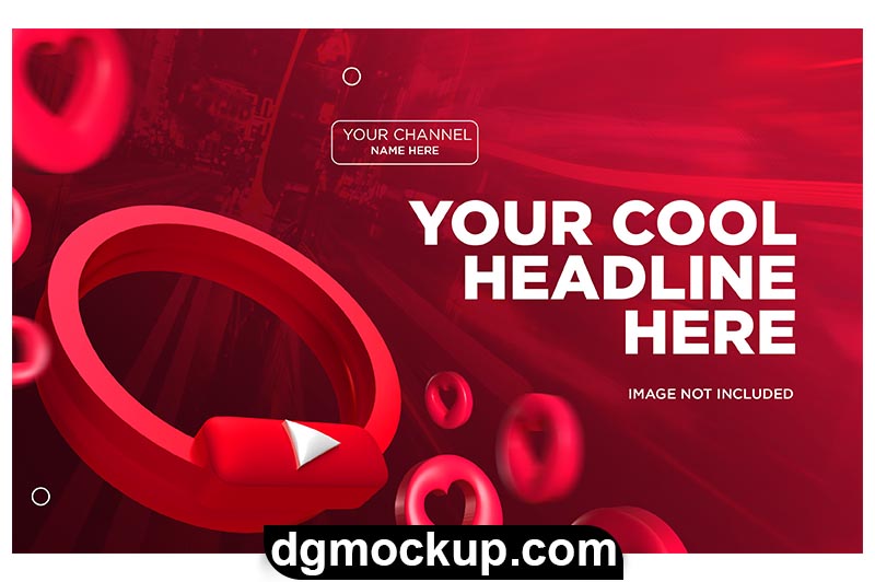 YouTube Thumbnail for Live Workshop Promotion Template Free PSD Preview