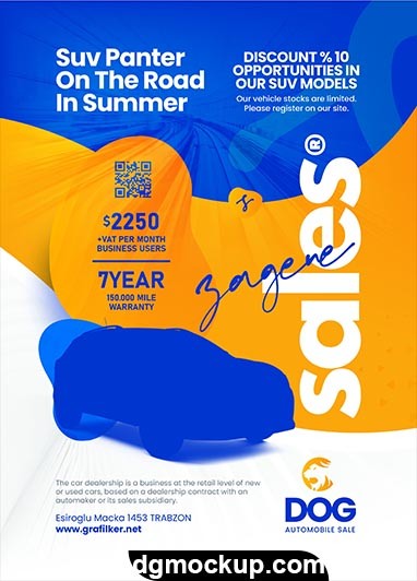 Car Sales Flyer Free PSD Templates Preview
